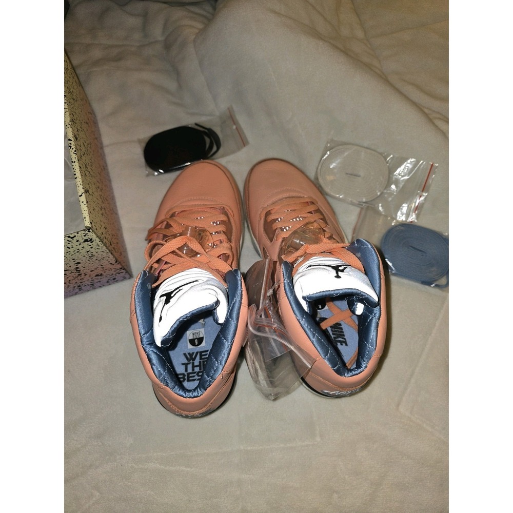 Size 9- Jordan 5 Retro x DJ Khaled We The Best - Crimson Bliss 2022 New With Box - Picture 14 of 16